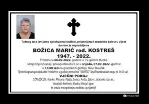 Preminula Božica Marić