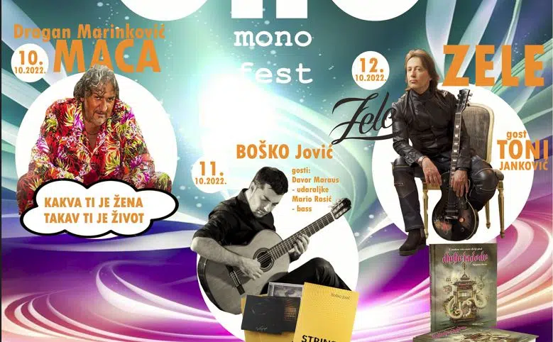 „MONO FEST” na poklon građanima Travnika / U grad stižu Dragan Marinković – Maca, Boško Jović i Sead Zele Lipovača