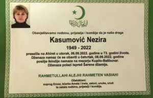 Preminula Nezira Kasumović