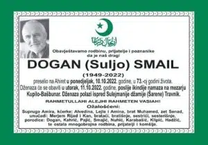 Preminuo Smail Dogan