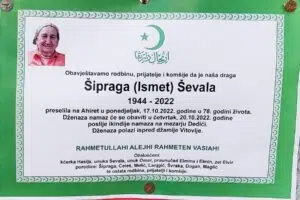 Preminula Ševala Šipraga