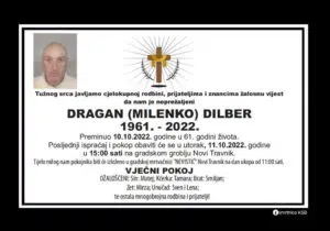 Preminuo Dragan Dilber
