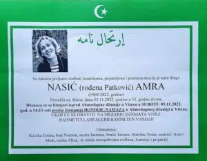 Preminula Amra Nasić