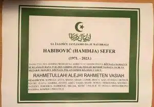 Preminuo Sefer Habibović
