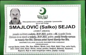Preminuo Sejad Smajlović