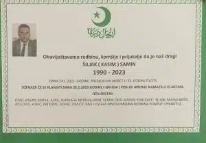 Preminuo Samin Šiljak