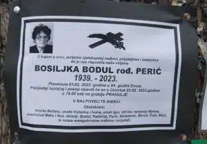 Preminula Bosiljka Bodul