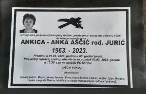 Preminula Ankica Aščić