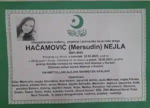 Sutra dženaza Travničanki Nejli Hačamović