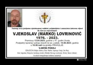 Preminuo Vjekoslav Lovrinović