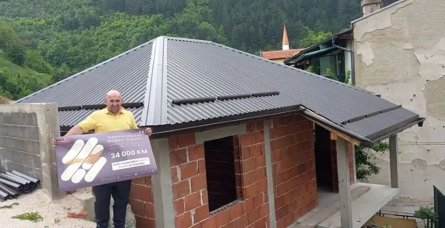 (FOTO) Završen projekat izgradnje kuće porodici Hadžić iz Travnika