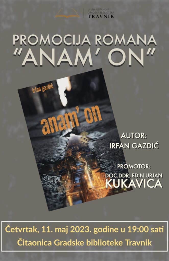 promocija knjige „anam' on“ autora irfana gazdića
