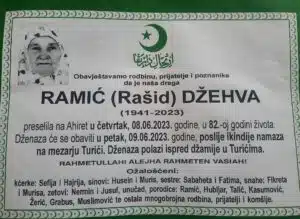 Preminula Džehva Ramić