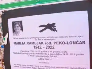 Preminula Marija Ramljk