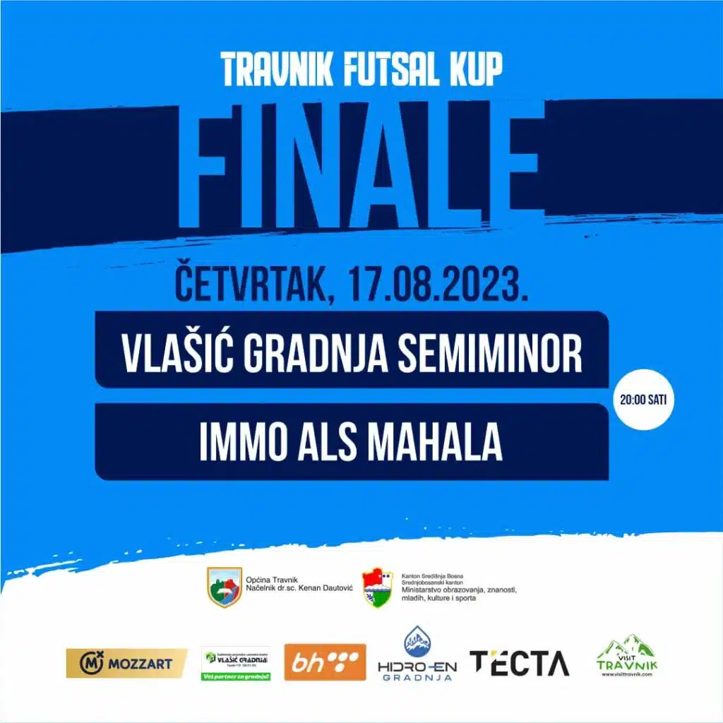 GLEDAJTE LIVE/ Danas je finalni dan Travnik futsal kupa