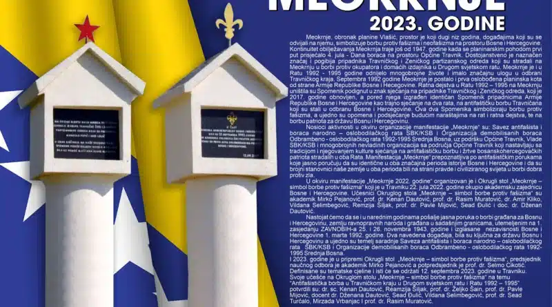 Okrugli sto „Meokrnje – simbol borbe protiv fašizma“