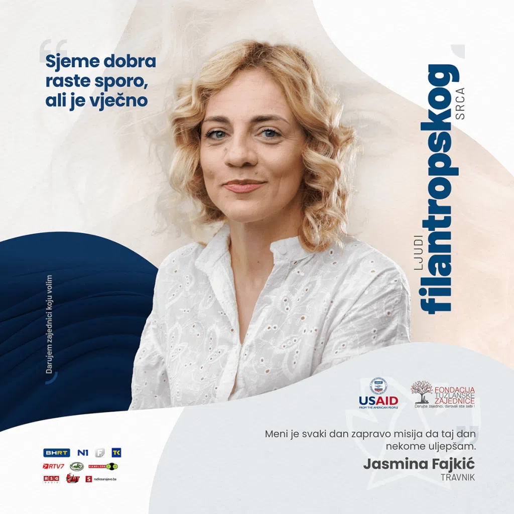 Humani put Jasmine Fajkić: Travničanka koja iza sebe ostavlja dobra djela