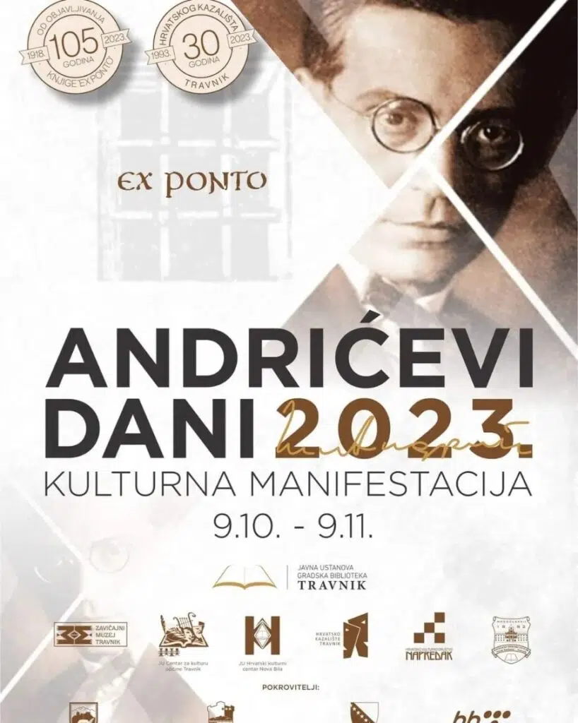 Pogledajte program manifestacije “Andrićevi dani 2023”