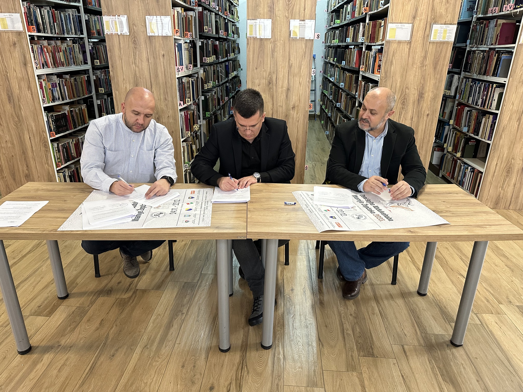 Gradska biblioteka Travnik potpisala sporazum o saradnji sa Narodnom bibliotekom Mostar i Gradskom bibliotekom Zenica