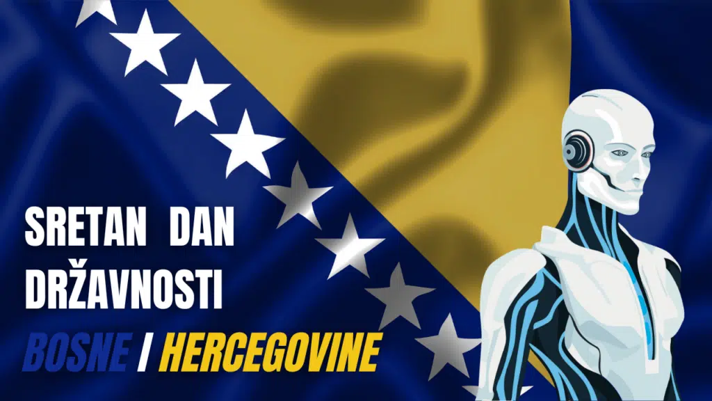 Pogledajte kako ROBOT čestita Dan državnosti Bosne i Hercegovine!
