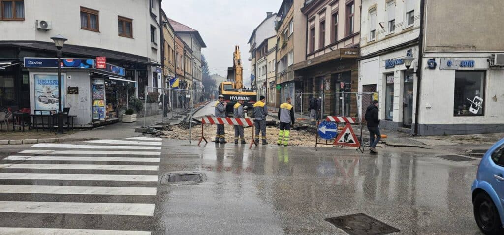 u travniku počela rekonstrukcija bosanske ulice