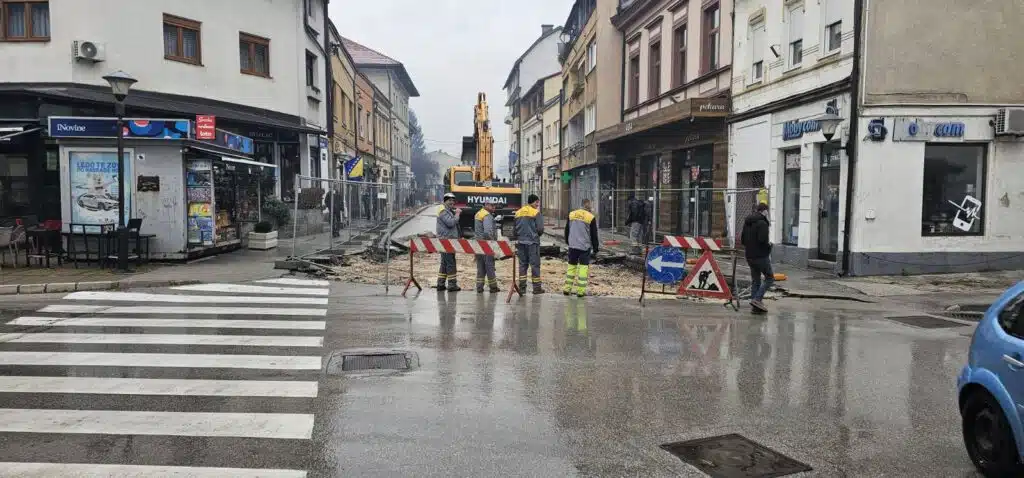 U Travniku počela rekonstrukcija Bosanske ulice