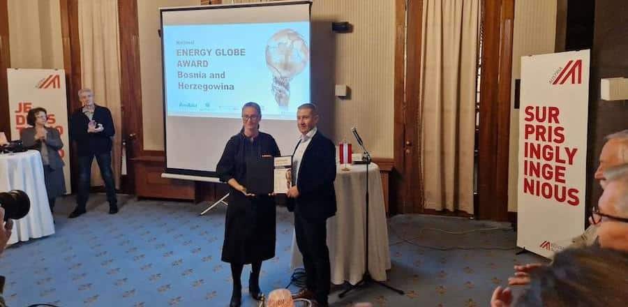 GS-Tvornica mašina Travnik dobila nagradu "Energy Globe Award"