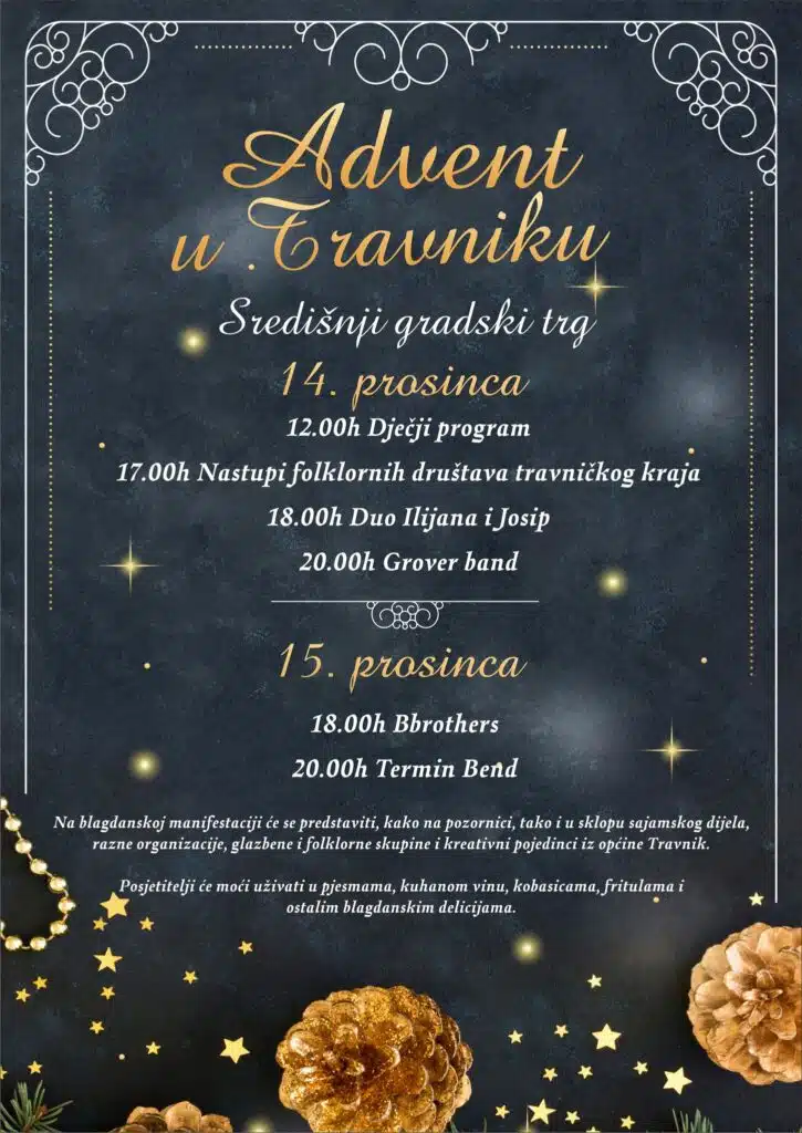 Advent u Travniku 14. i 15. decembra