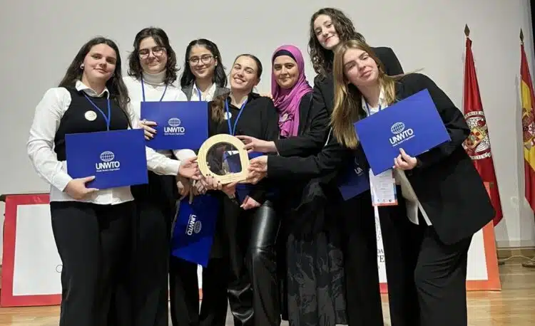 Učenice Mješovite srednje škole “Travnik” osvojile prvo mjesto Studentske lige World Tourism Organization (UNWTO) u Madridu