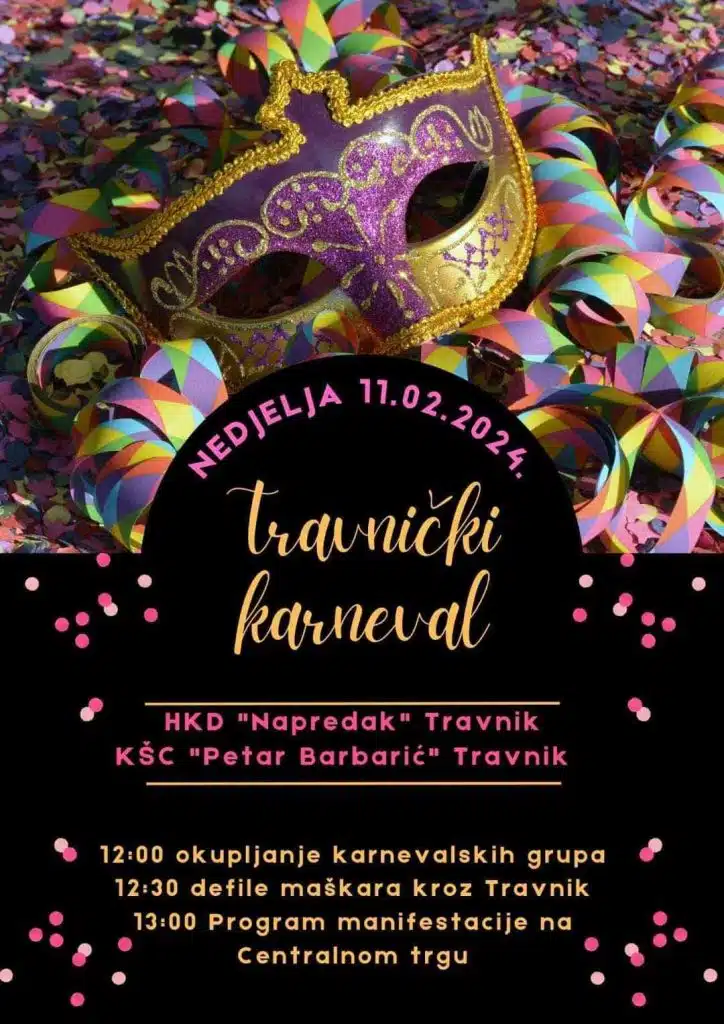 U nedjelju “Travnički karneval”