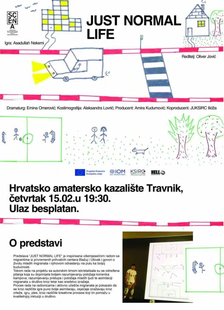 Sutra u HAK Travnik u Jankovićima predstava u režiji Olivera Jovića