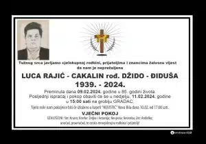 Preminula Luca Rajić - Cakalin - Điduša