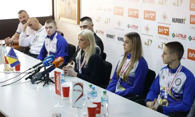 Predstavljeni bh. karatisti koji su osvojili medalje na Evropskom prvenstvu