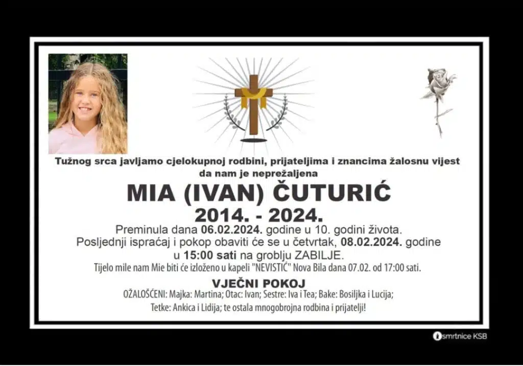 Preminula je Mia Čuturić