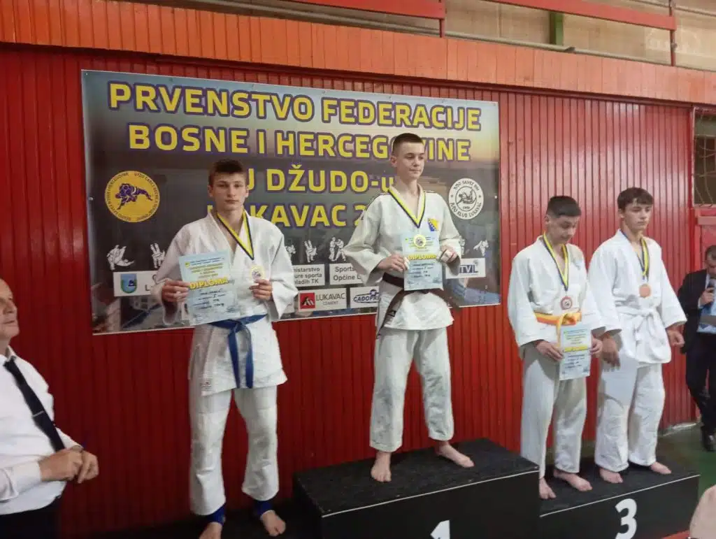Travnički judisti osvojili zlato na Prvenstvu Federacije BiH u Lukavcu