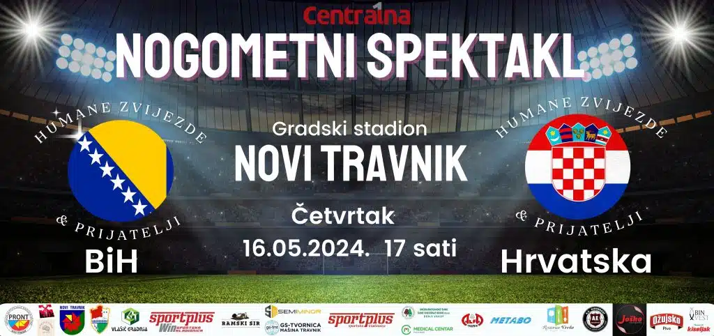 Na svjetski dan mira i zajedništva Novi Travnik dočekuje nogometne legende BiH i Hrvatske