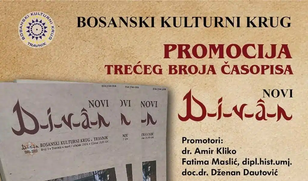 NAJAVA: Promocija trećeg broja časopisa Novi Divan