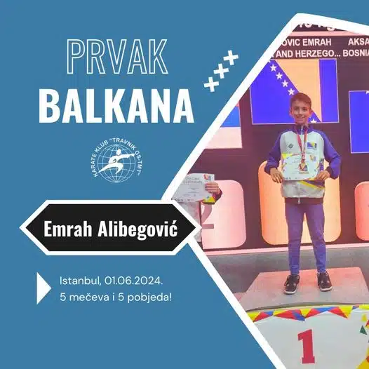 Emrah Alibegović prvak Balkana, Ferid Selava srebrni