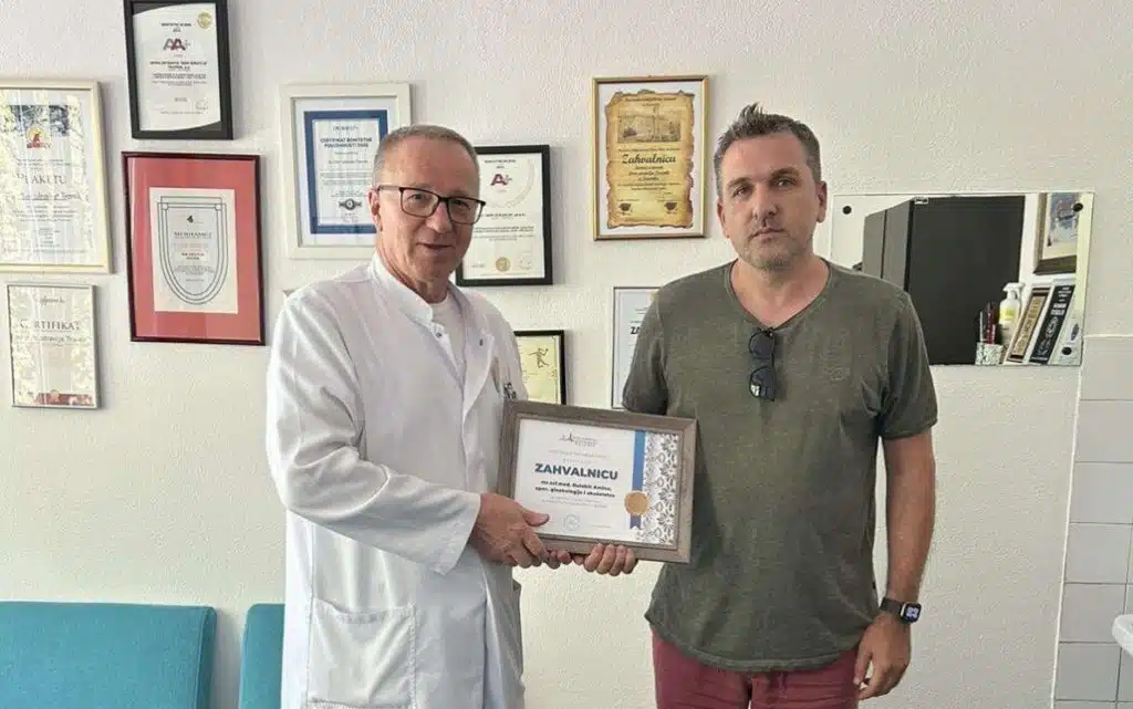 Doktor Đulabić naknadu za angažman u Općinskom vijeću poklonio Domu zdravlja Travnik