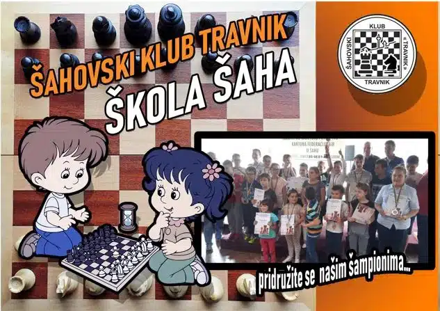Poziv malim šahistima da se prijave u Školu šaha ŠK Travnik