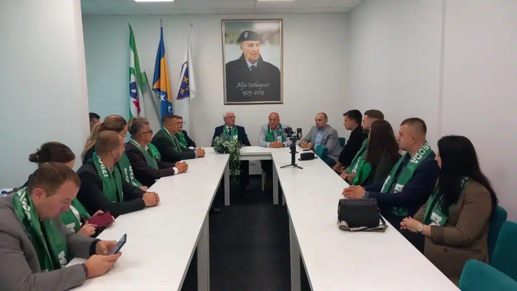 Konferencija za medije SDA Travnik povodom završetka kampanje za Lokalne izbore 2024.