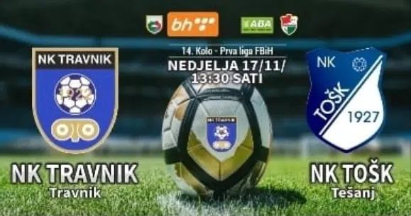 NK Travnik dočekuje NK TOŠK Tešanj na Piroti
