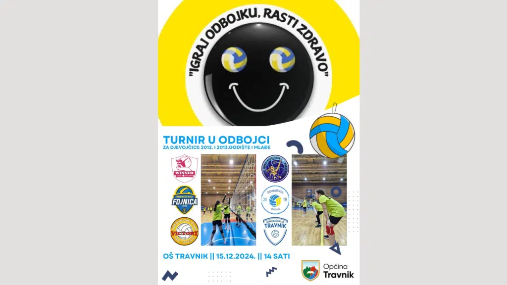 Sutra u Travniku turnir “Igraj odbojku, rasti zdravo”