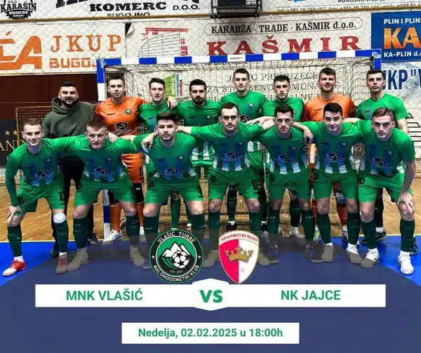 MNK Vlašić u nedjelju dočekuje NK Jajce