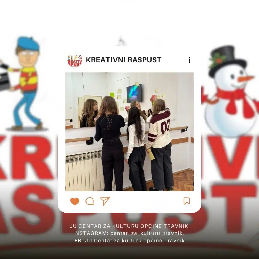 Počeo Kreativni raspust u Centru za kulturu općine Travnik
