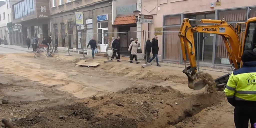 U toku druga faza radova u Bosanskoj ulici (VIDEO)