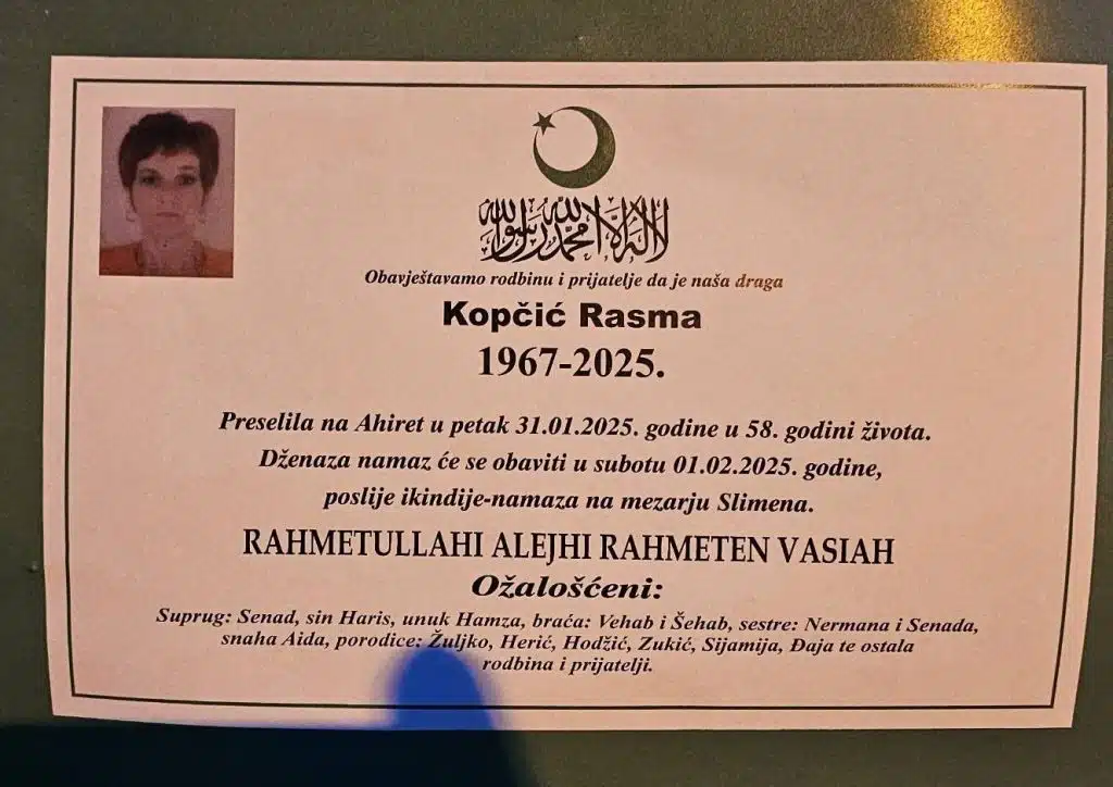Preminula je Kopčić Rasma