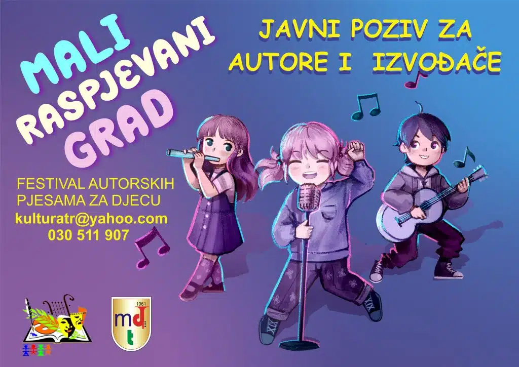 Javni poziv za učešće u programu festivala „Mali raspjevani grad“