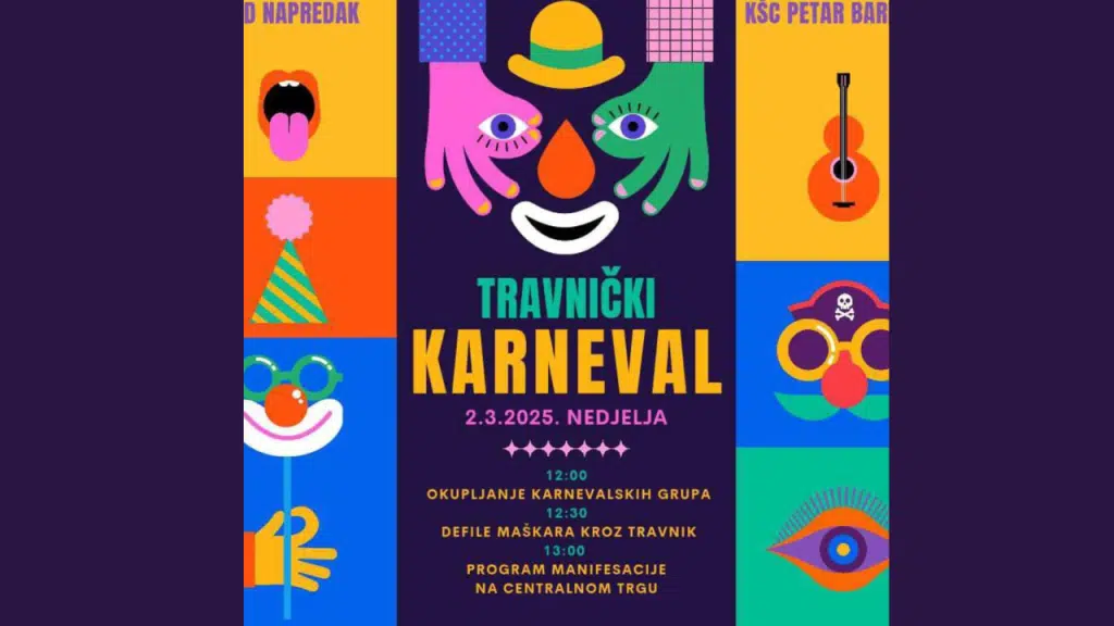 Travnički karneval donosi veselu atmosferu i šareni defile kroz grad