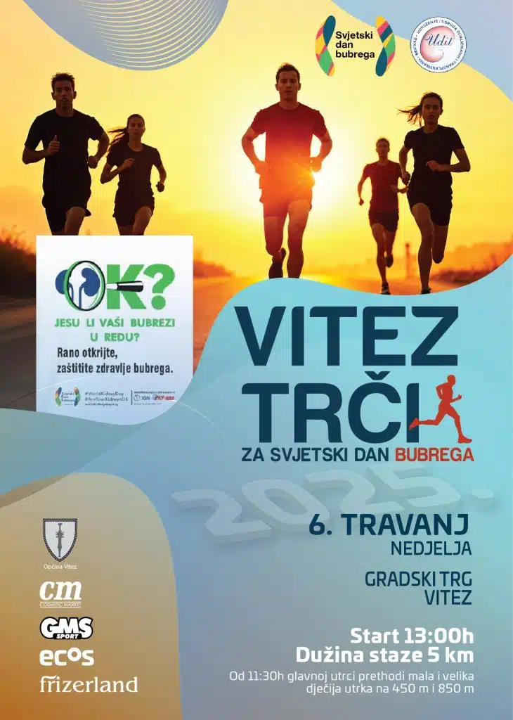 Ostalo je još 25 dana za prijave na 6. Vitešku utrku: Vitez trči za Svjetski dan bubrega